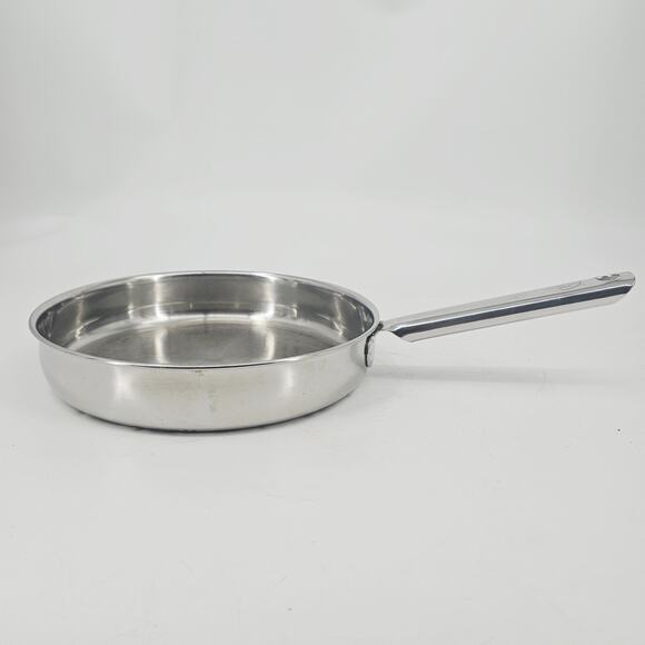 Revere Ware 10" Skillet Frying Pan SM031 Stainless Steel Copper Bottom NO LID - Picture 2 of 7